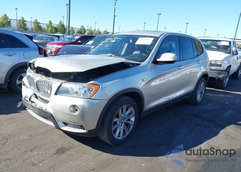 2013 BMW X3 xDrive28I z USA, uszkodzony, nr VIN 5UXWX9C54D0A15190